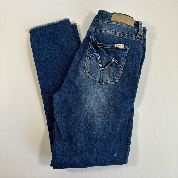 Seven7 Denim - Seven7 Jeans Distressed Slim Straight Womens Size 12‎ Stretch